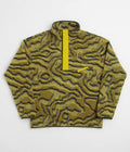 Columbia Helvetia II Printed Half Snap Fleece in Mossy Green and Topoglitch