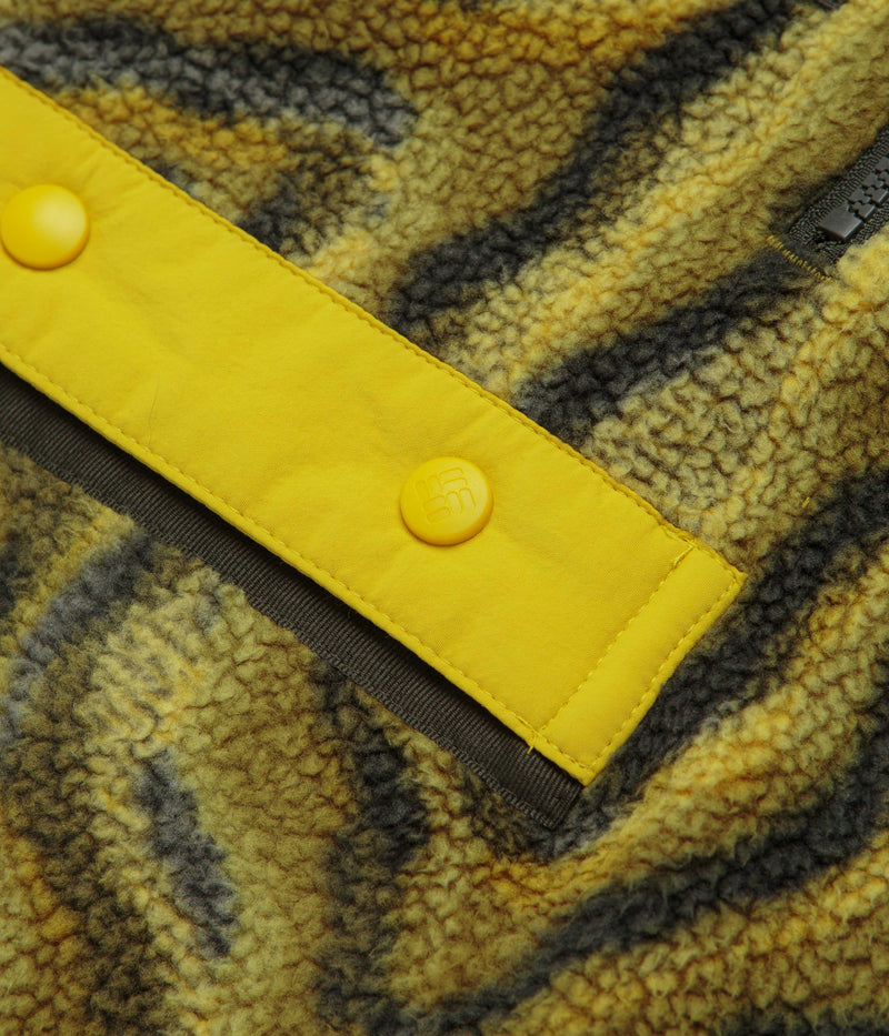 Columbia Helvetia II Printed Half Snap Fleece in Mossy Green and Topoglitch
