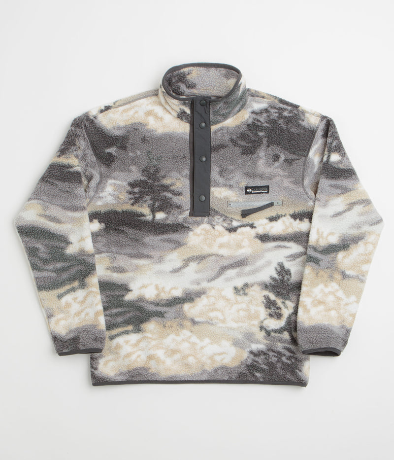 Columbia Helvetia II Printed Half Snap Fleece in Shark and Dreaming