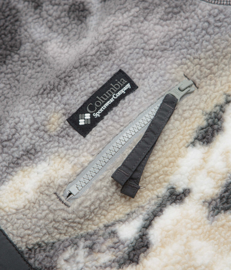 Columbia Helvetia II Printed Half Snap Fleece in Shark and Dreaming