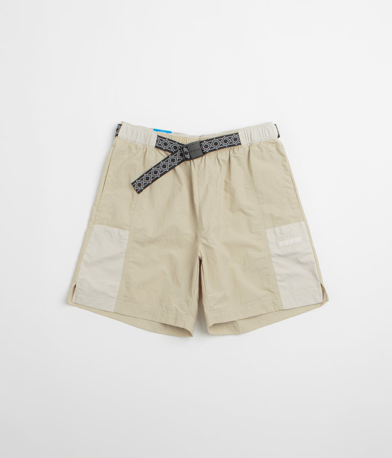 Columbia Sequoia Grove Woven 7" Shorts in Ancient Fossil and Dark Stone