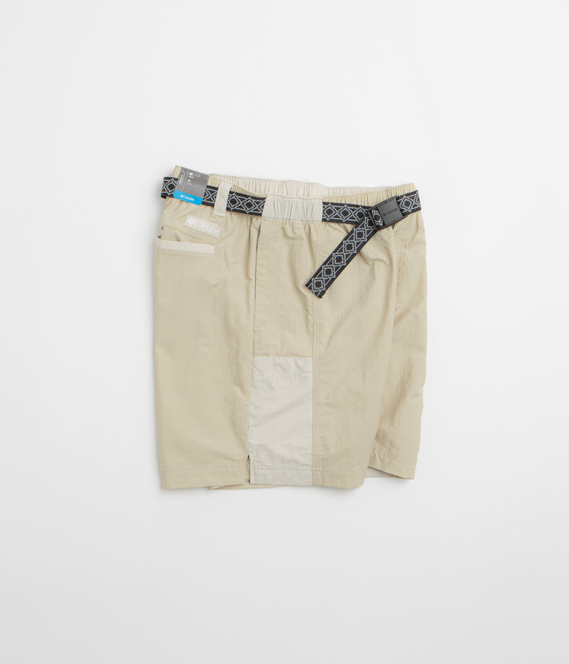 Columbia Sequoia Grove Woven 7" Shorts in Ancient Fossil and Dark Stone