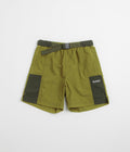 Columbia Sequoia Grove Woven 7" Shorts in Mossy Green and Greenscape