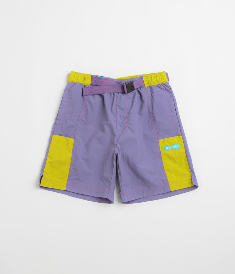 Columbia Sequoia Grove Woven 7" Shorts in Stormwatch and Antique Moss