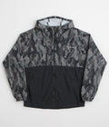 Columbia Challenger II Printed Windbreaker Jacket in Black Treebark and Black
