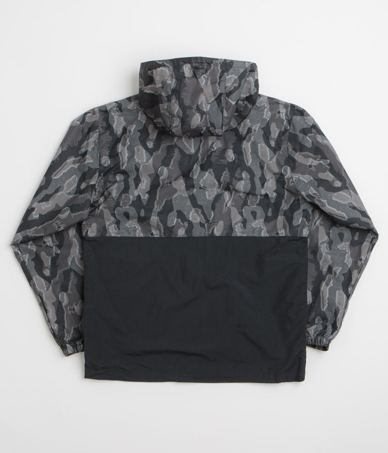Columbia Challenger II Printed Windbreaker Jacket in Black Treebark and Black