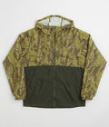 Columbia Challenger II Printed Windbreaker Jacket in Mossy Green Treebark and Greenscape