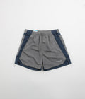 Columbia Three Pitch 5" Shorts in City Grey and Collegiate Navy