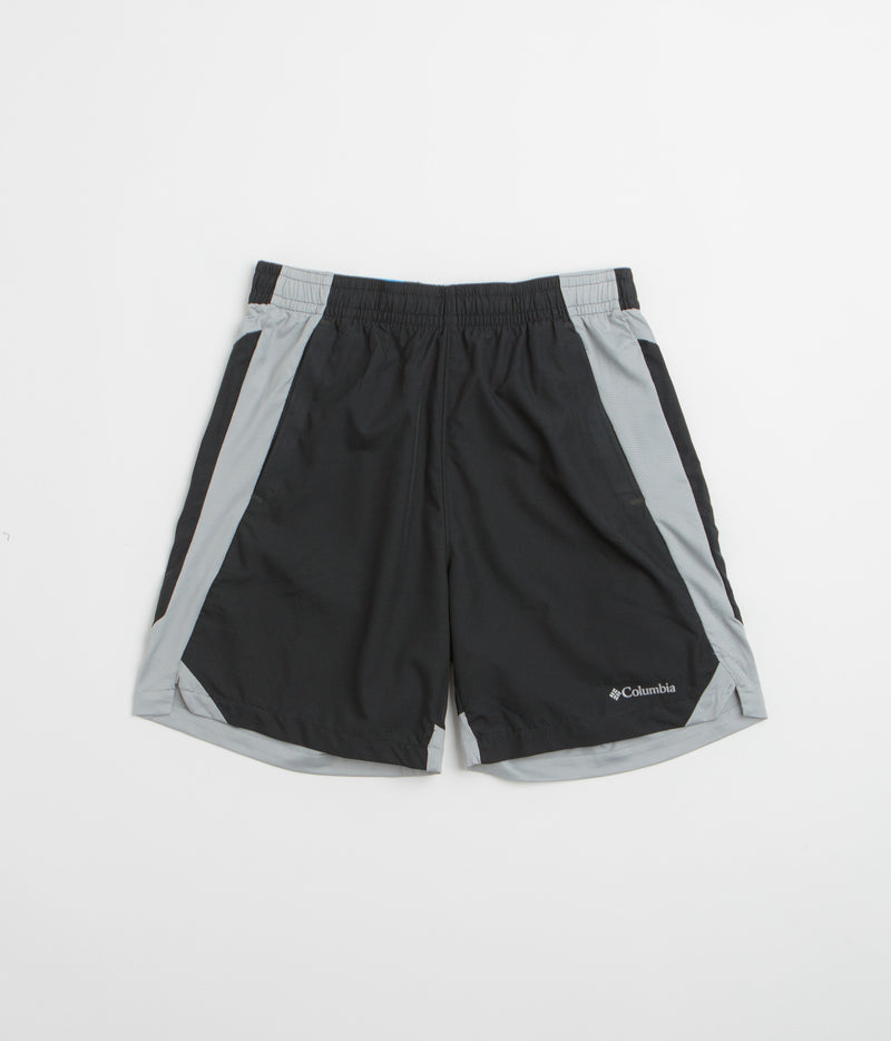 Columbia Three Pitch 7" Shorts in Black and Columbia Grey