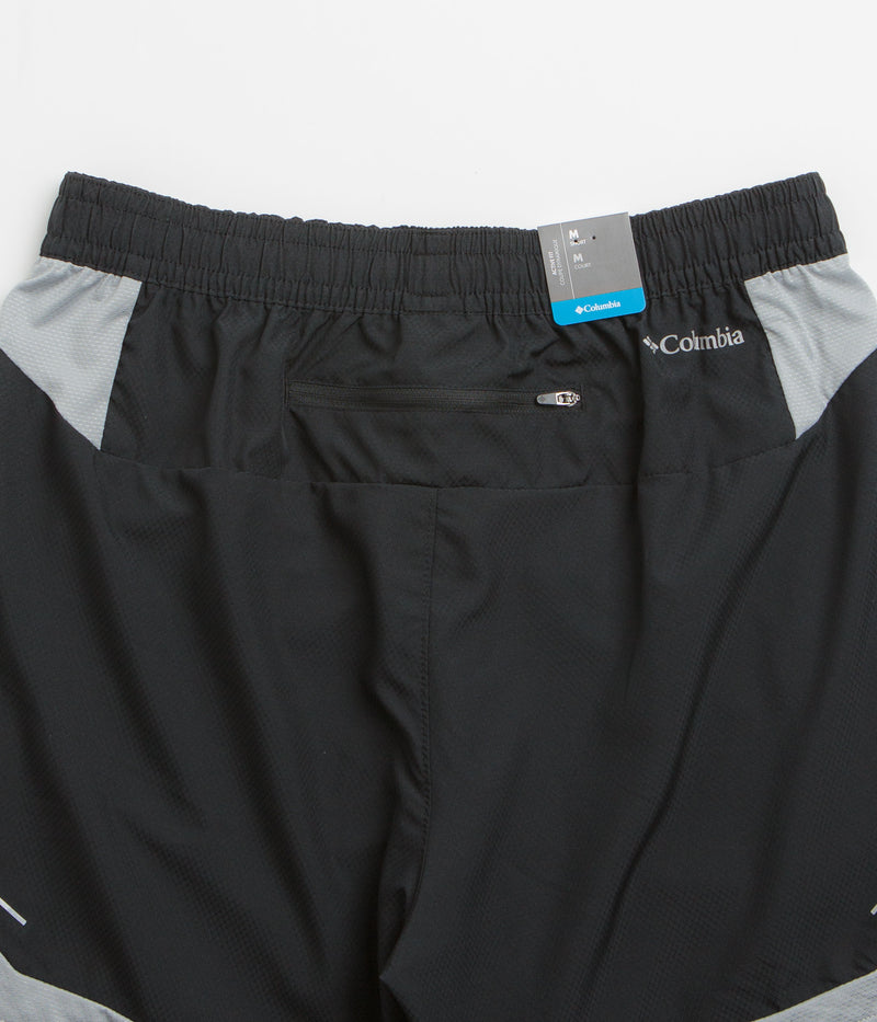 Columbia Three Pitch 7" Shorts in Black and Columbia Grey
