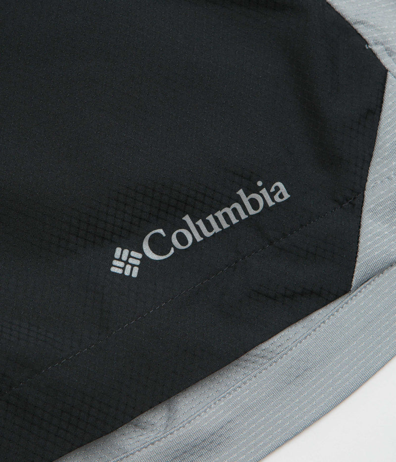 Columbia Three Pitch 7" Shorts in Black and Columbia Grey
