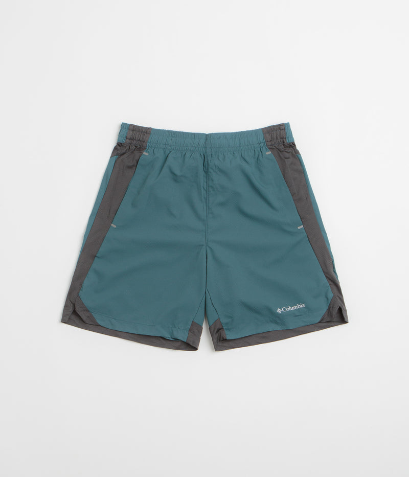Columbia Three Pitch 7" Shorts in Everblue and Shark