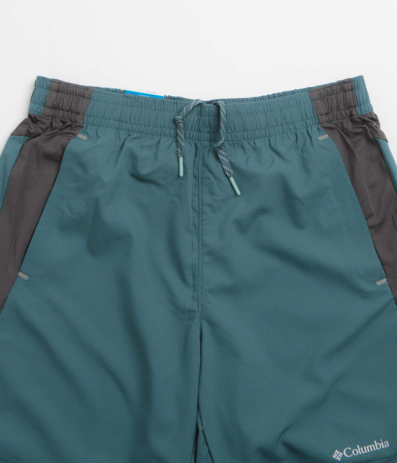 Columbia Three Pitch 7" Shorts in Everblue and Shark