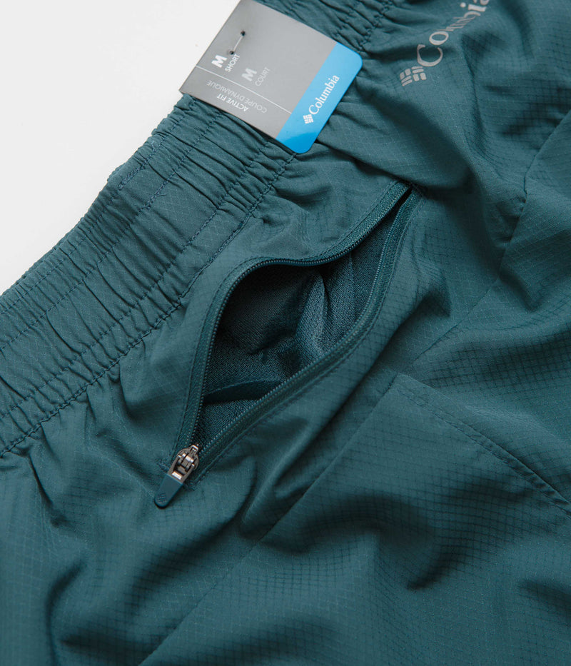 Columbia Three Pitch 7" Shorts in Everblue and Shark