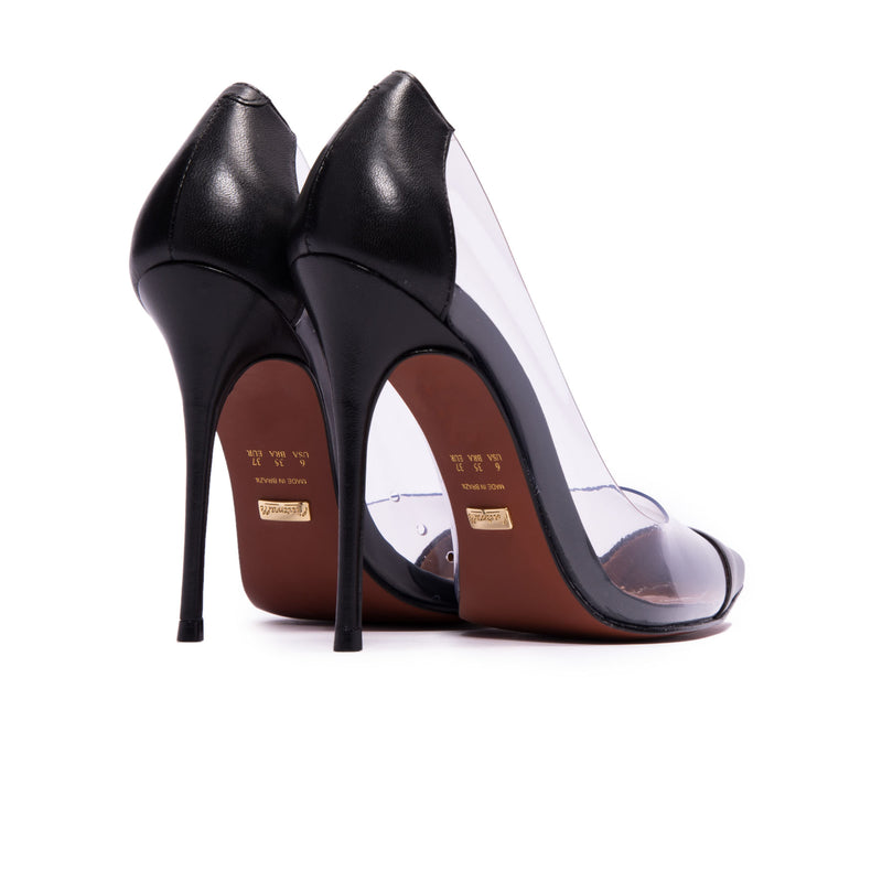 Corazon Black Clear Pumps (2489367855184)