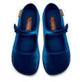 Chocolaticas®  Curacao Blue Women's Mary Jane Flat