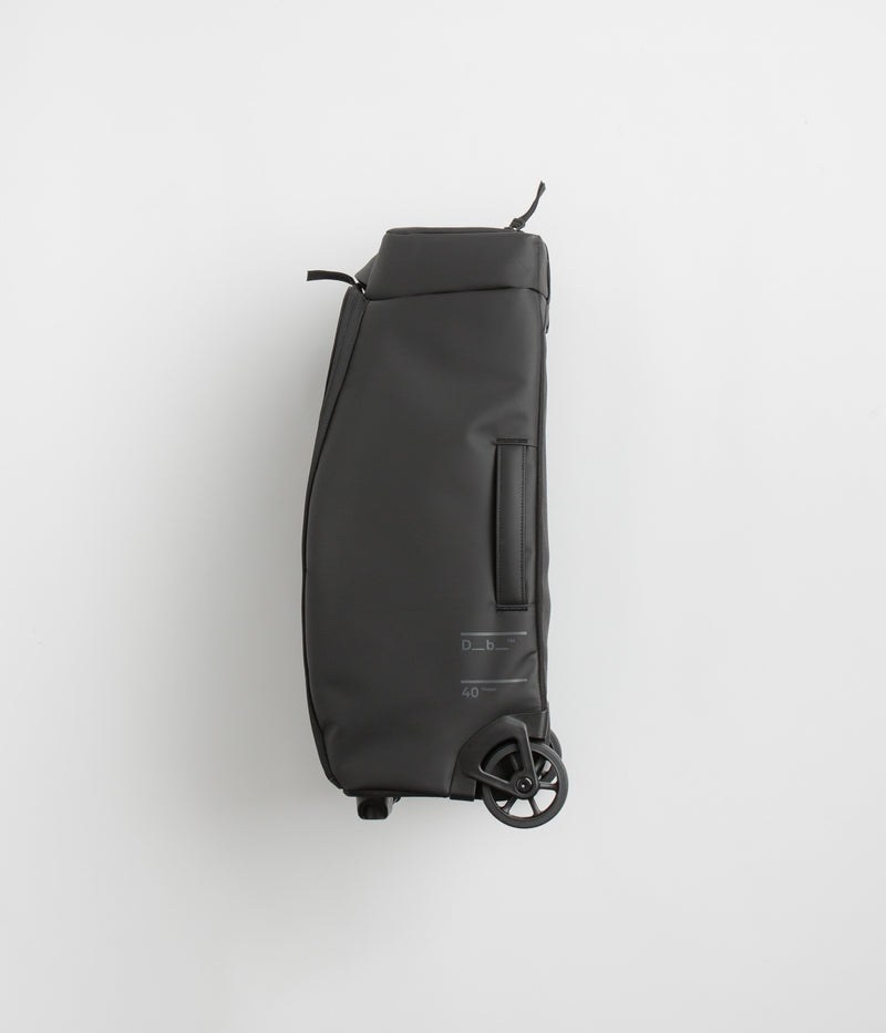 D_b_ Hugger 40L Carry-On Roller Bag in Black Out
