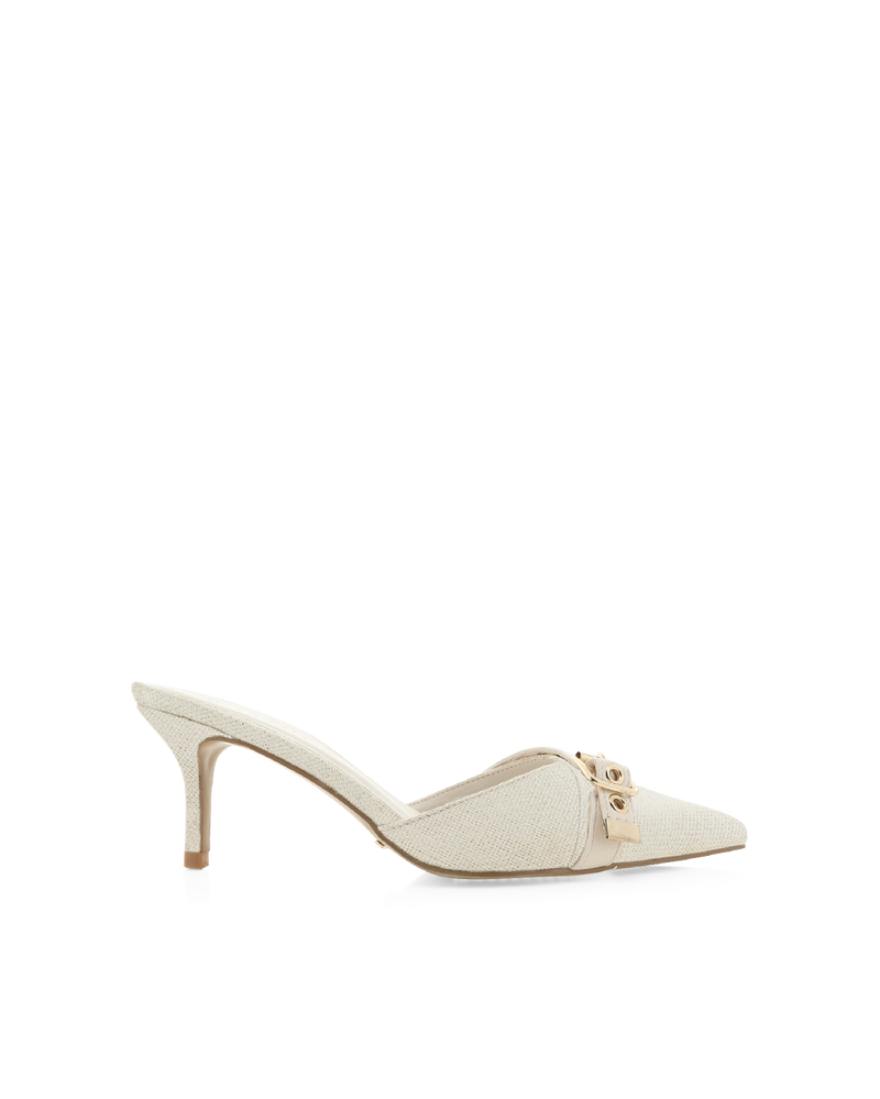 DAIJA - IVORY LINEN-Heels-Billini-Billini