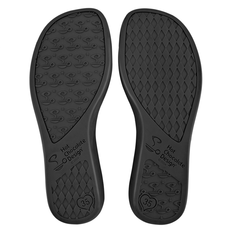 Chocolaticas® Dark Butterfly Women's Mary Jane Flat