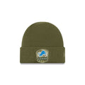 DETROIT LIONS SALUTE TO SERVICE CUFF KNIT GREEN/TEAL