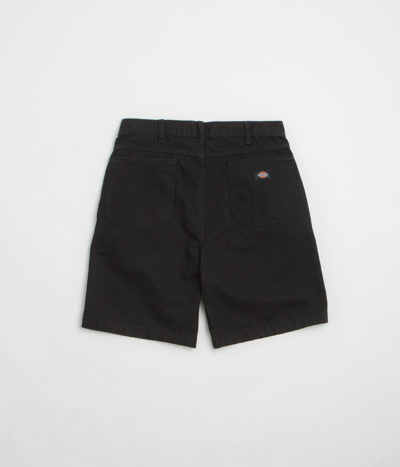 Dickies Duck Canvas Chap Shorts in Stone Washed Black