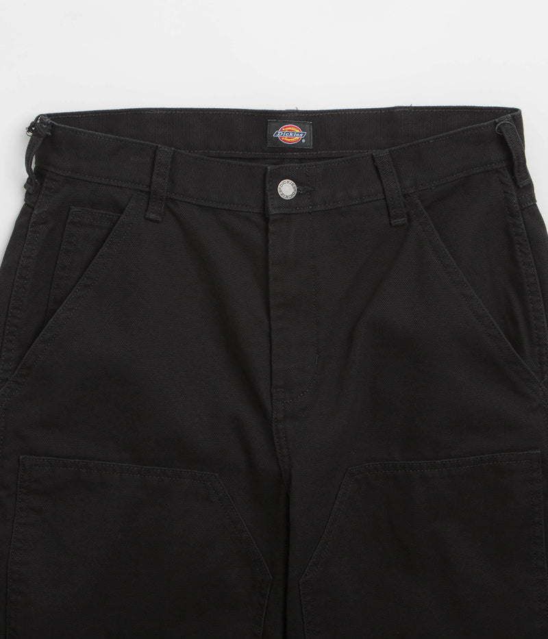 Dickies Duck Canvas Chap Shorts in Stone Washed Black