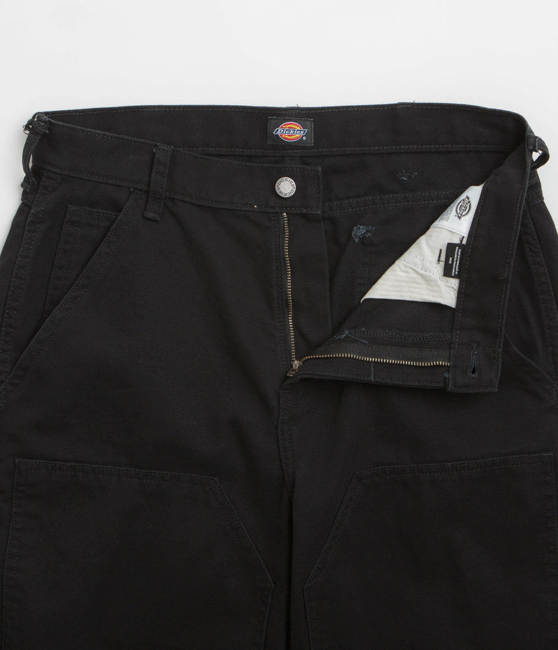 Dickies Duck Canvas Chap Shorts in Stone Washed Black