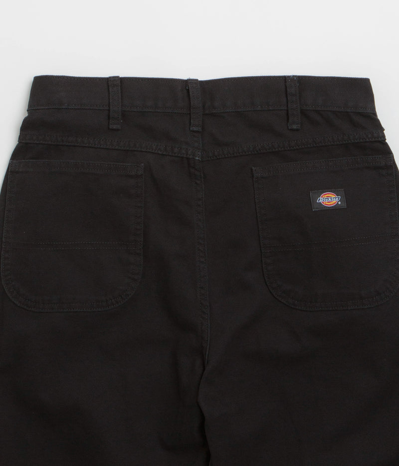 Dickies Duck Canvas Chap Shorts in Stone Washed Black