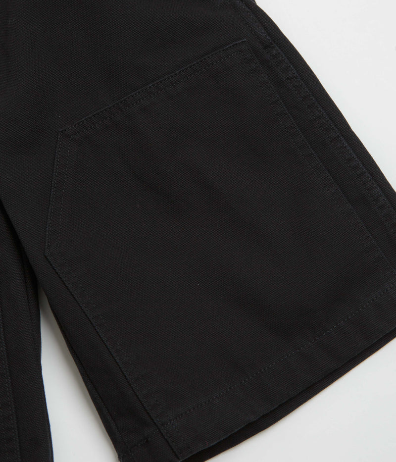 Dickies Duck Canvas Chap Shorts in Stone Washed Black