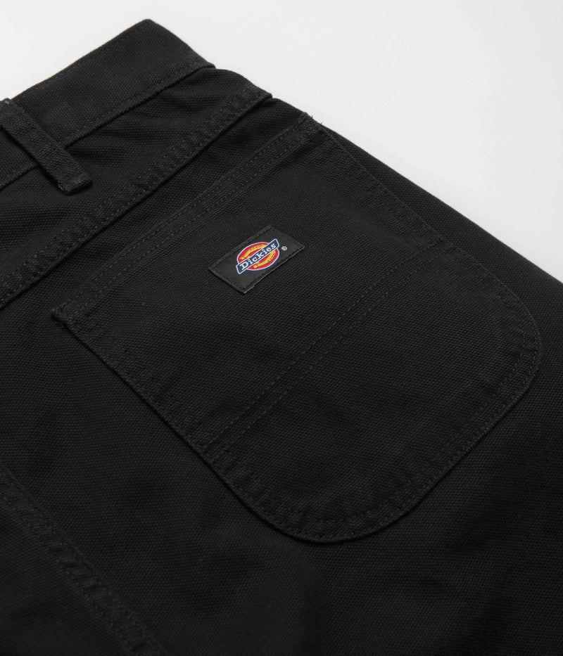 Dickies Duck Canvas Chap Shorts in Stone Washed Black