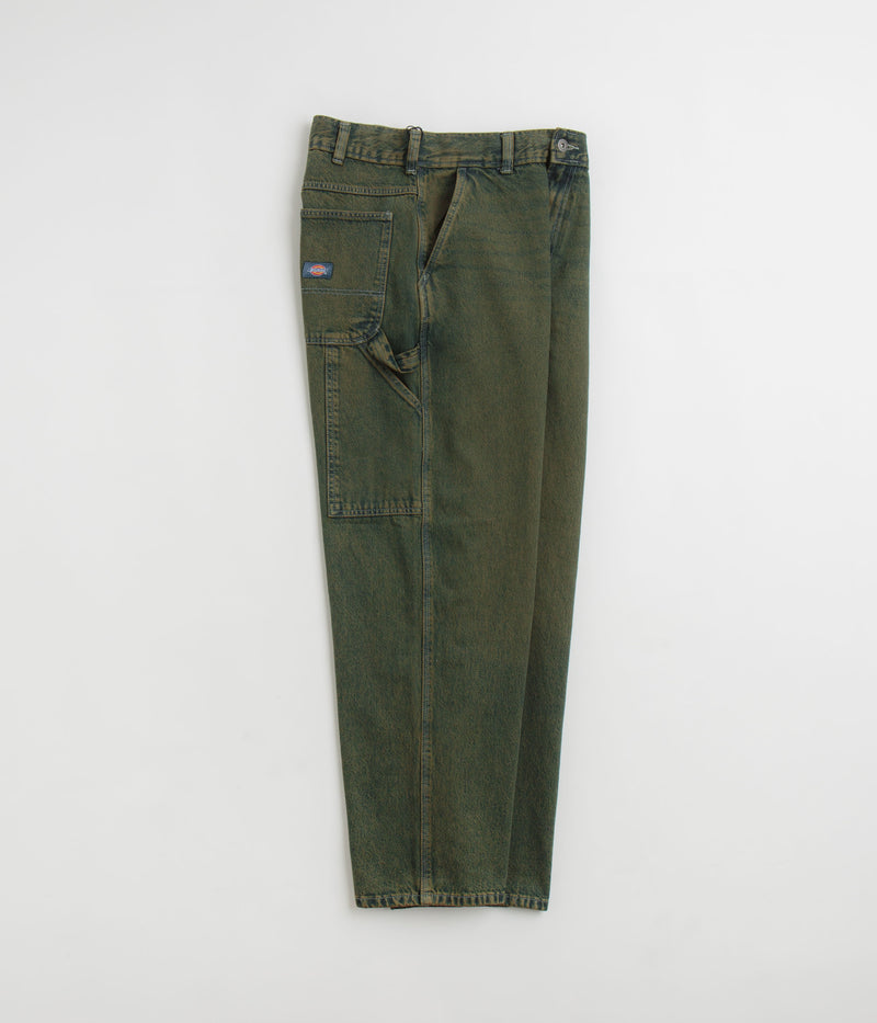 Dickies Loose Painter Jeans in Green Tone Fade