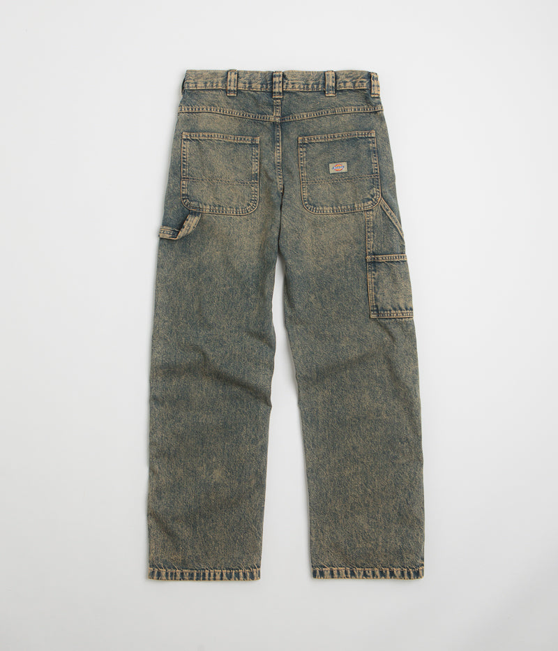 Dickies Stevensville Carpenter Jeans in Yellow Fade Indigo