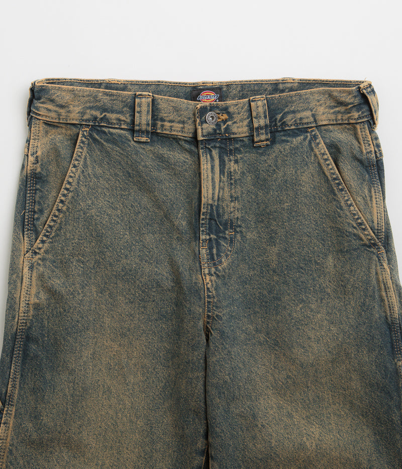 Dickies Stevensville Carpenter Jeans in Yellow Fade Indigo