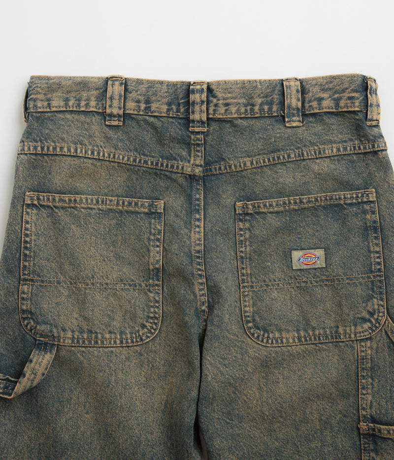 Dickies Stevensville Carpenter Jeans in Yellow Fade Indigo