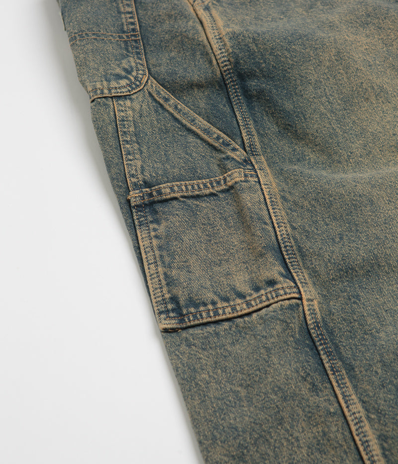 Dickies Stevensville Carpenter Jeans in Yellow Fade Indigo