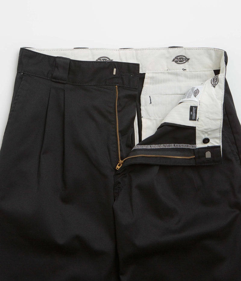 Dickies Unionville Pleated Work Pants in Black