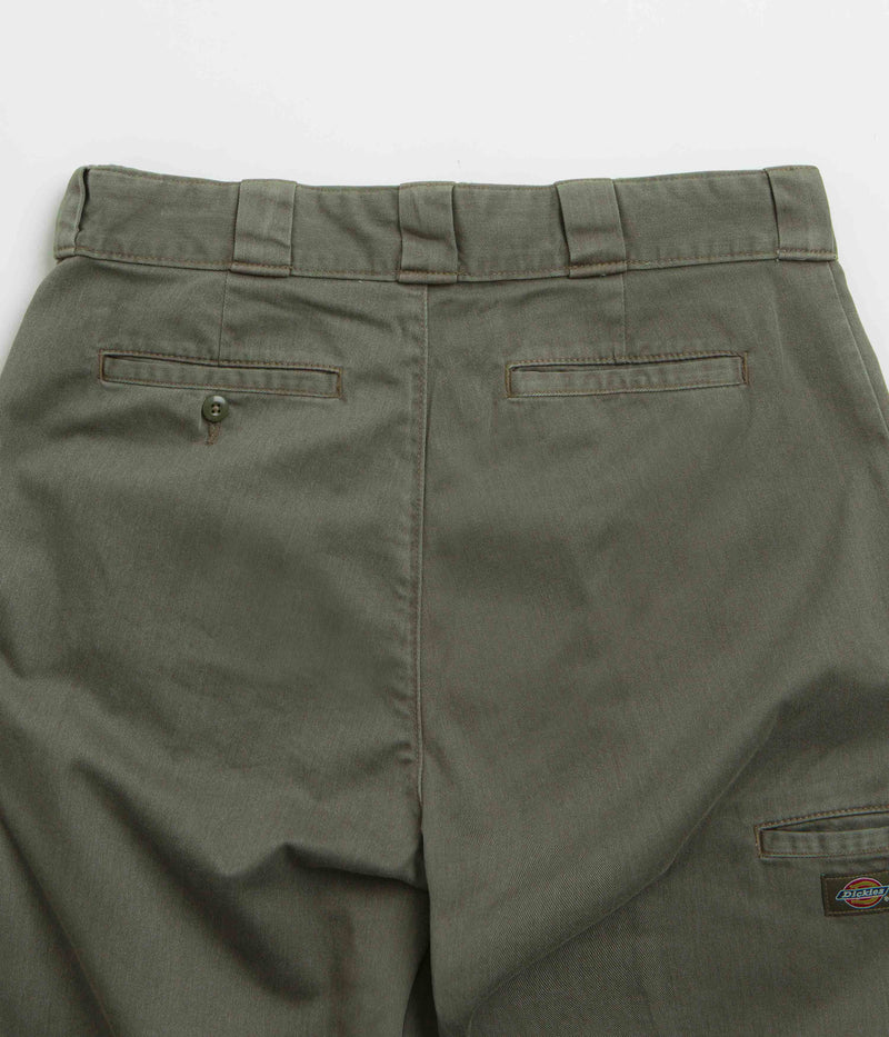 Dickies Unionville Pleated Work Pants in Military Green
