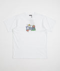 Dime Classic Fuzzy T-Shirt in White