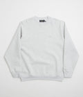 Dime Cursive Small Logo Crewneck Sweatshirt in Ash