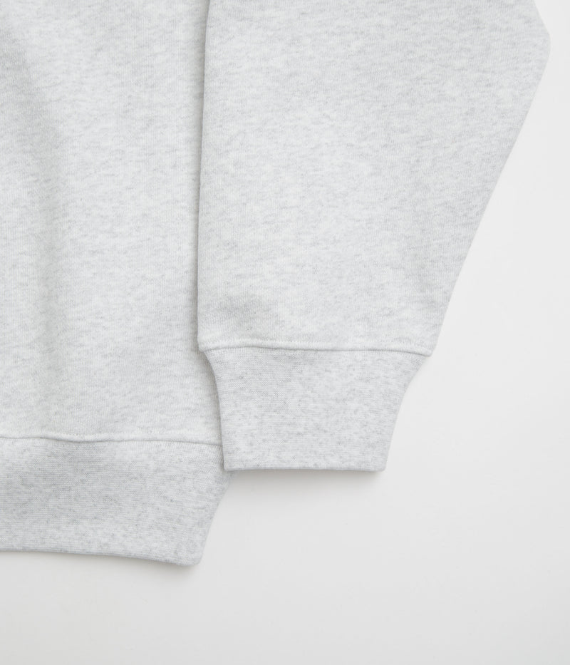 Dime Cursive Small Logo Crewneck Sweatshirt in Ash