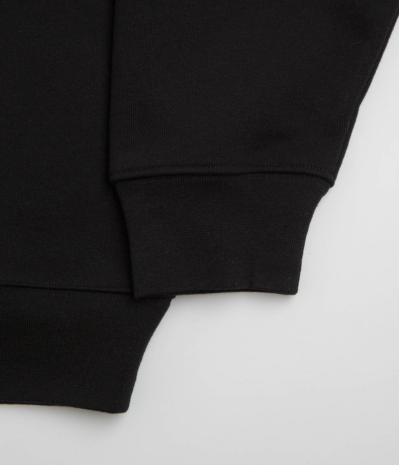 Dime Cursive Small Logo Crewneck Sweatshirt in Black