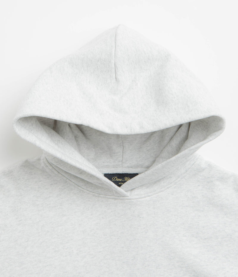 Dime Cursive Small Logo Hoodie in Ash