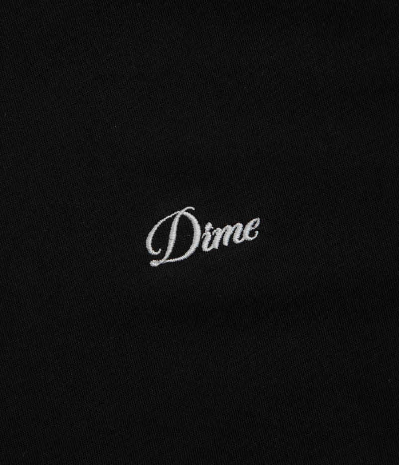 Dime Cursive Small Logo T-Shirt in Black
