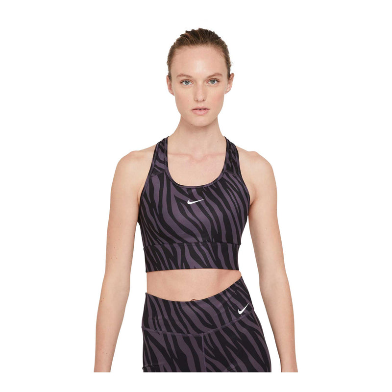 Dri-FIT Swoosh Icon Clash Women's Medium-Support 1-Piece Pad Longline Sports Bra