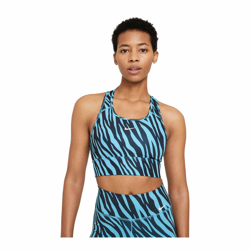 Dri-FIT Swoosh Icon Clash Women's Medium-Support 1-Piece Pad Longline Sports Bra