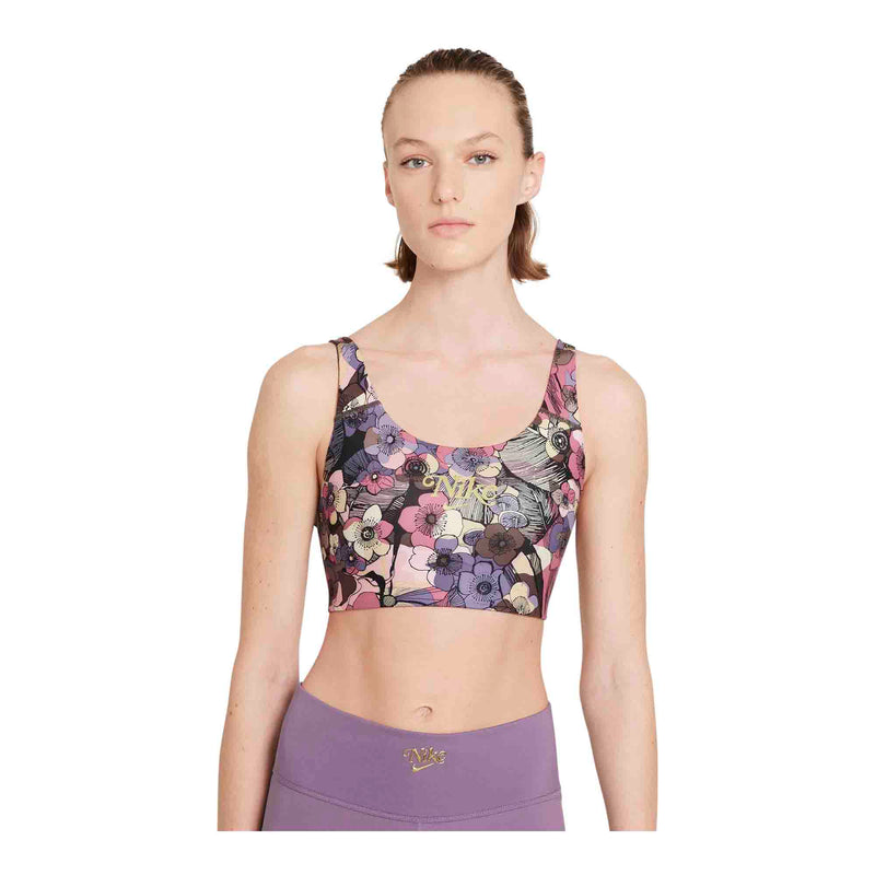 Dri-FIT Swoosh Women's Medium-Support 1-Piece Pad Floral Sports Bra