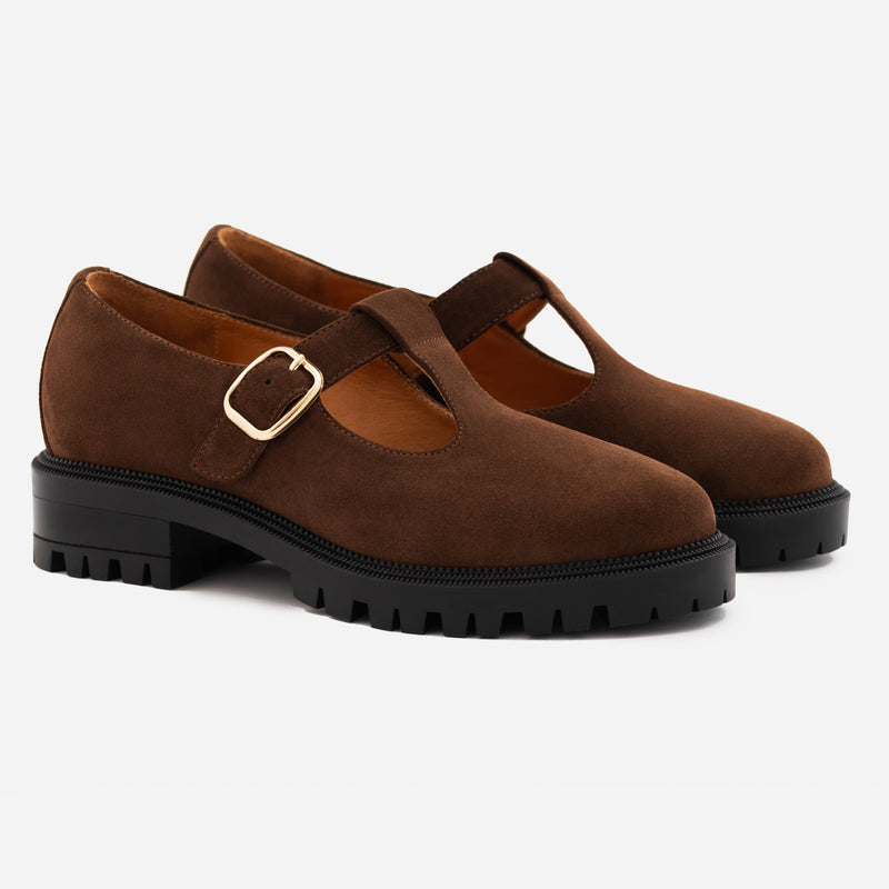 Eloise Mary Jane - Water-Repellent Suede - Women's