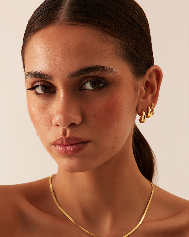 EVERLEIGH EARRING 3 PACK - GOLD PLATED 18K-JEWELLERY-Billini-O/S-Billini