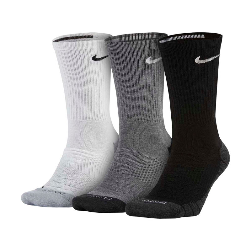 Everyday Max Cushioned Training Crew Socks (3 Pairs) - Large