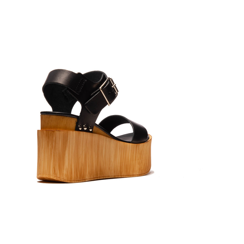 Fleur Black Leather (6571945132112)